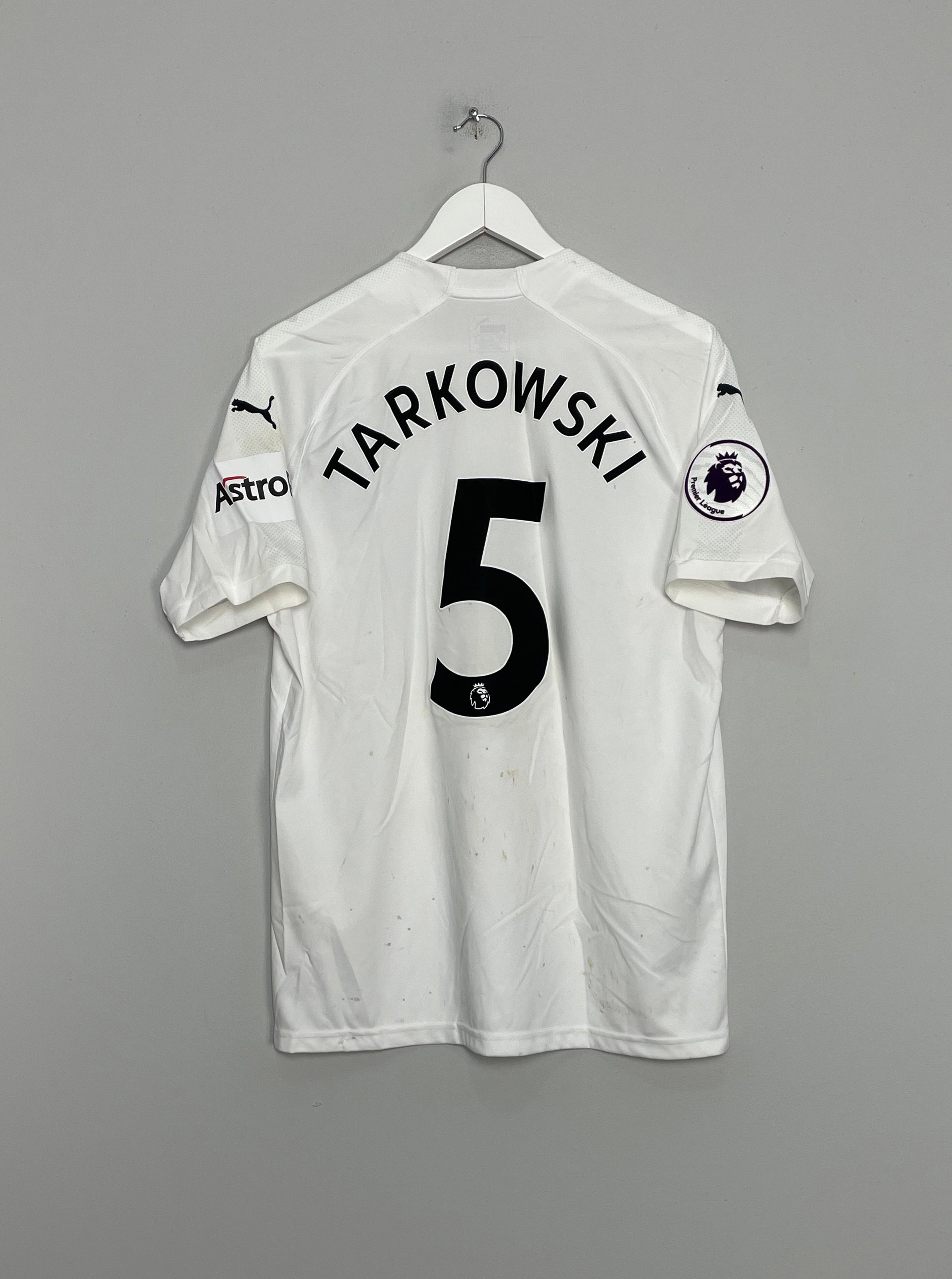 Dry Performance sprint training 2018/19 BURNLEY TARKOWSKI #5 *MATCH WORN* AWAY SHIRT (L) PUMA