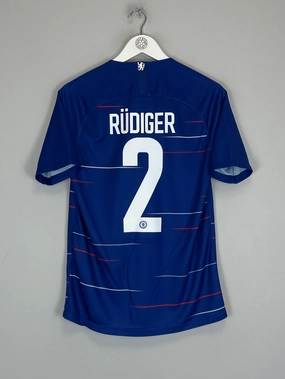 2018/19 CHELSEA RUDIGER #2 HOME SHIRT (S) NIKE Soft Touch Interior Low Bulk Texture