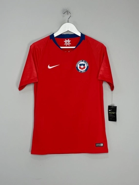 Quick Repair Yarn Multi Directional Stretch 2018/19 CHILE *BNWT* HOME SHIRT (S) NIKE