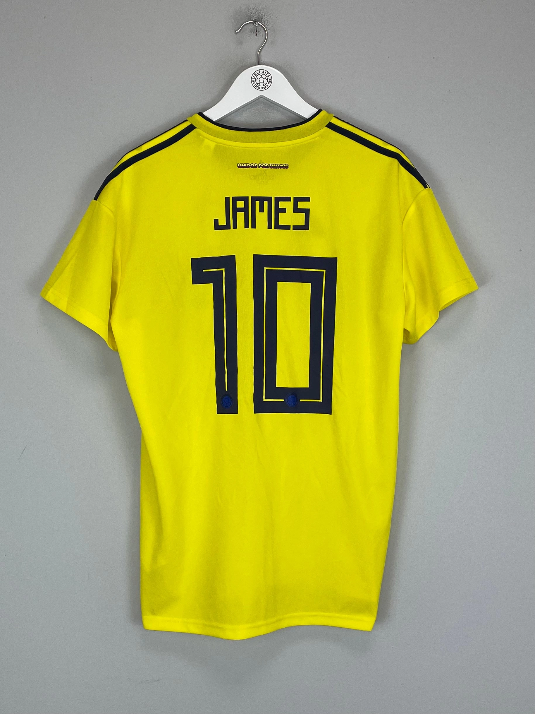 Effortless Fit 2018/19 COLOMBIA JAMES #10 HOME SHIRT (XL) ADIDAS