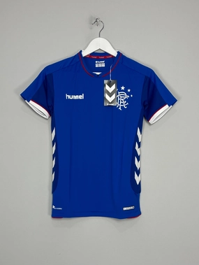 2018/19 Rangers *BNWT* Home Shirts (Kids - Multiple Sizes) Hummel Quick Motion
