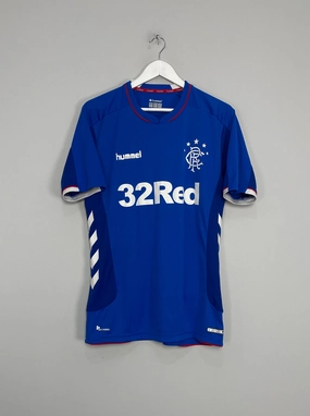 Bold Colorway Weightless Layer 2018/19 RANGERS HOME SHIRT (M) HUMMEL