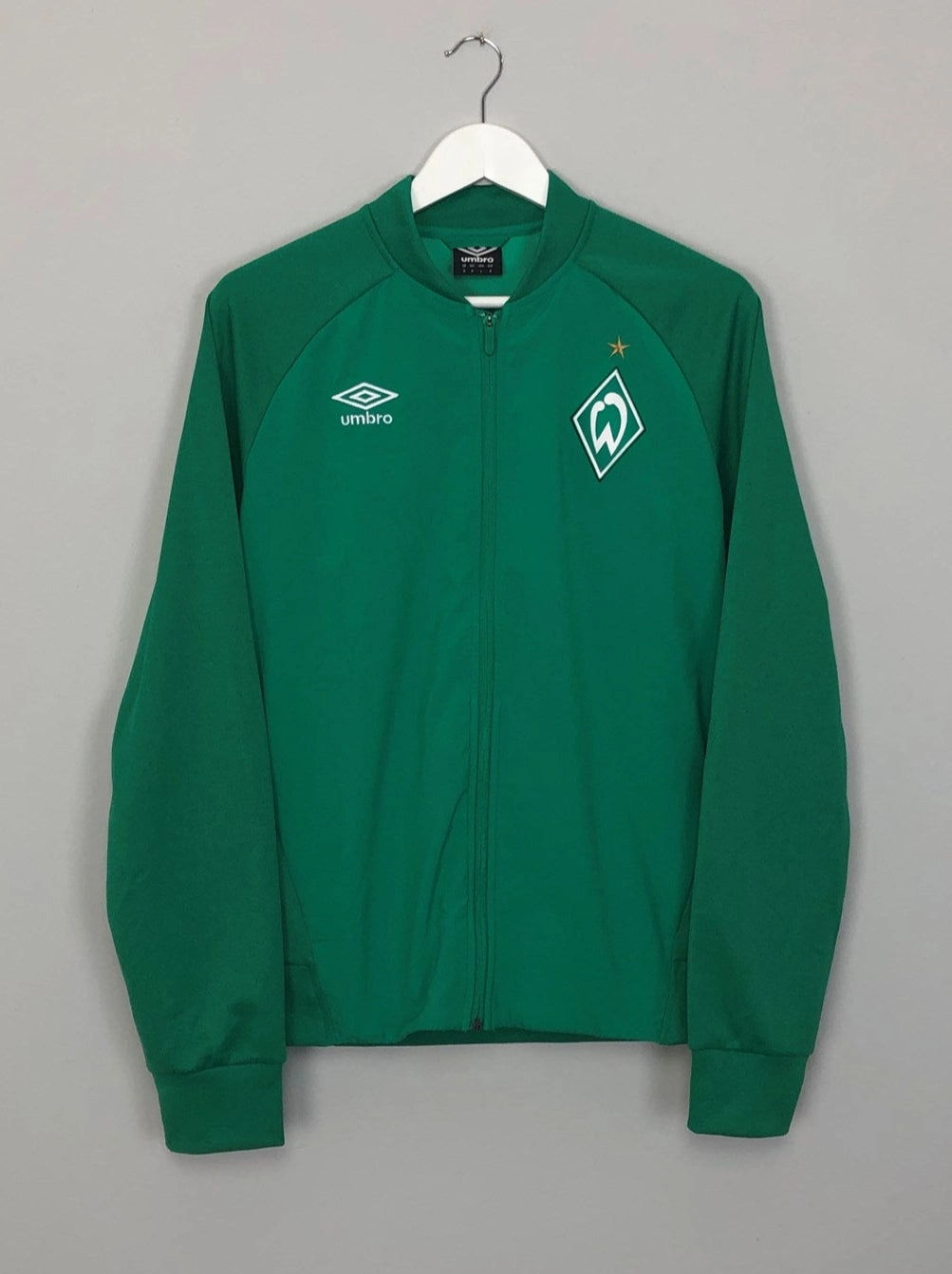 Daily Active 2018/19 WERDER BREMEN *MINT* UMBRO WALKOUT JACKET (M)
