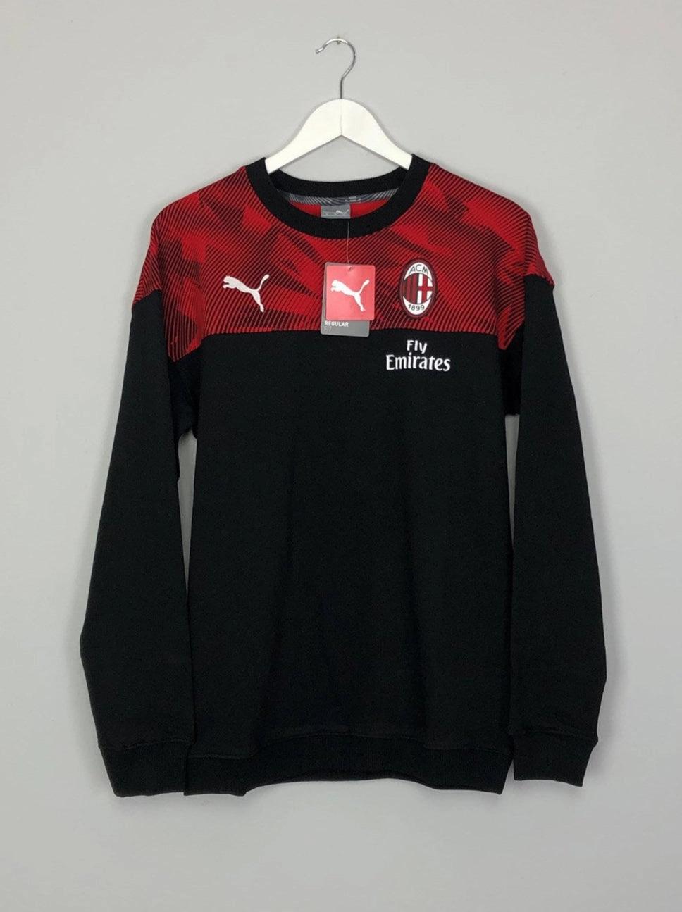 2019/20 AC Milan *BNWT* Casuals Crew Jumper Sweater (Multiple Sizes) Puma Tight Feel