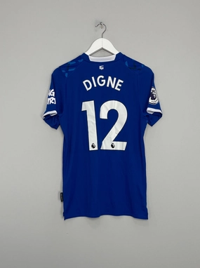 Breathable Mesh Panels 2019/20 EVERTON DIGNE #12 *MATCH ISSUE* HOME SHIRT (S) UMBRO