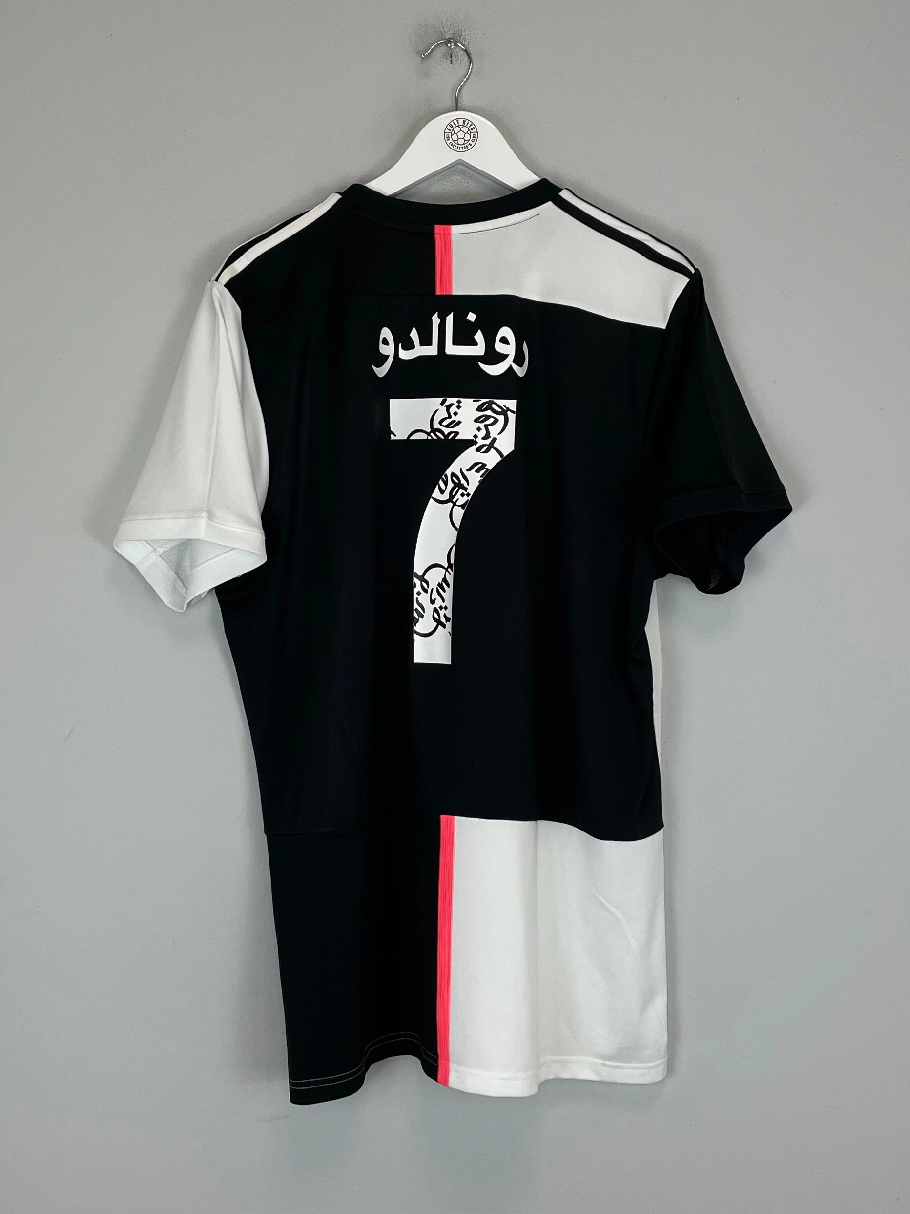 Studio Wear Effortless Style 2019/20 JUVENTUS RONALDO #7 *ARABIC* HOME SHIRT (XL) ADIDAS