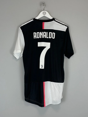 2019/20 JUVENTUS RONALDO #7 *AUTHENTIC* HOME SHIRT (L) ADIDAS Laser Cut Vents Mesh Ventilation Zones