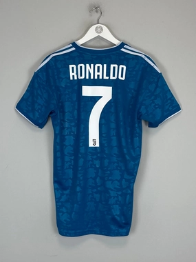 2019/20 JUVENTUS RONALDO #7 THIRD SHIRT (M) ADIDAS Recycled Polyester Blend High Compression Support