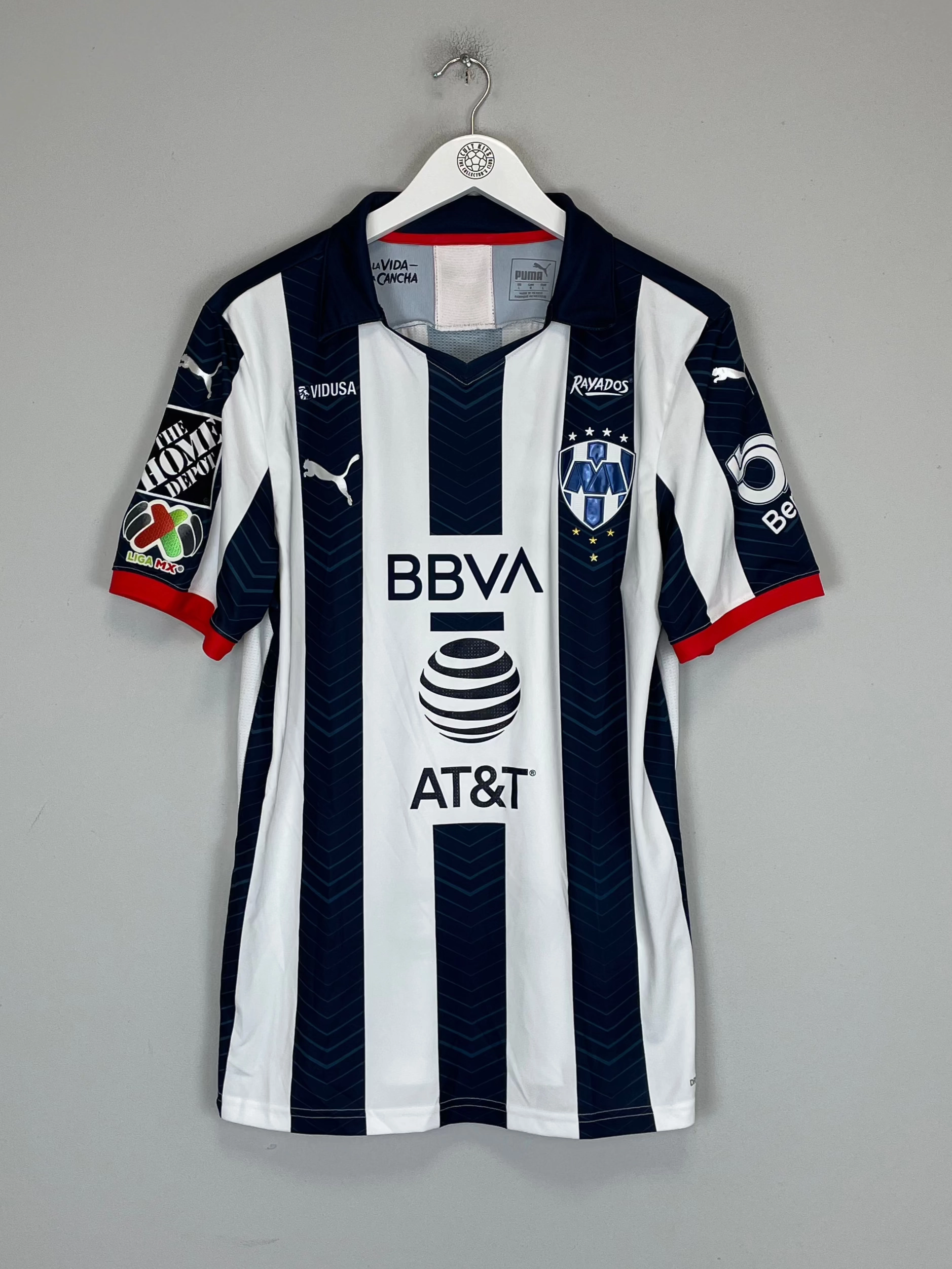 Moisture Lock Layer High Stretch Elastic Cuffs 2019/20 Monterrey *BNWOT* Player Issue Home Shirt (Multiple Sizes) Puma