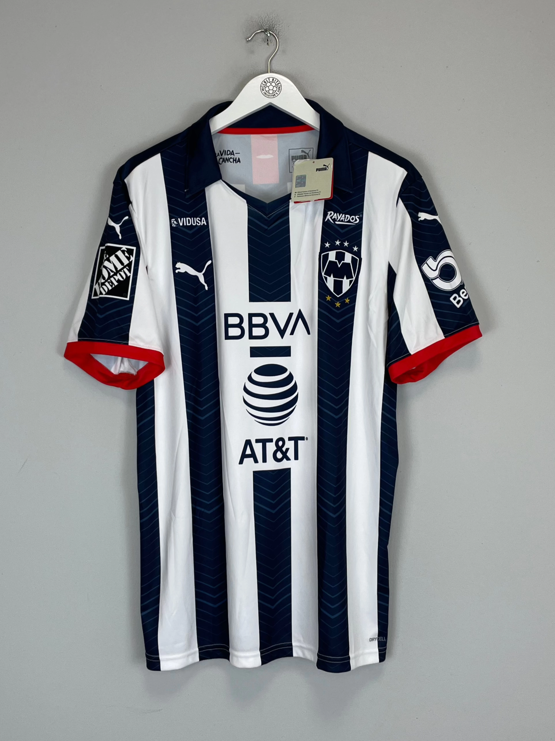 2019/20 Monterrey *BNWT* Home Shirt (Multiple Sizes) Puma Seamless Side Panels Moisture Wicking Textile Technology
