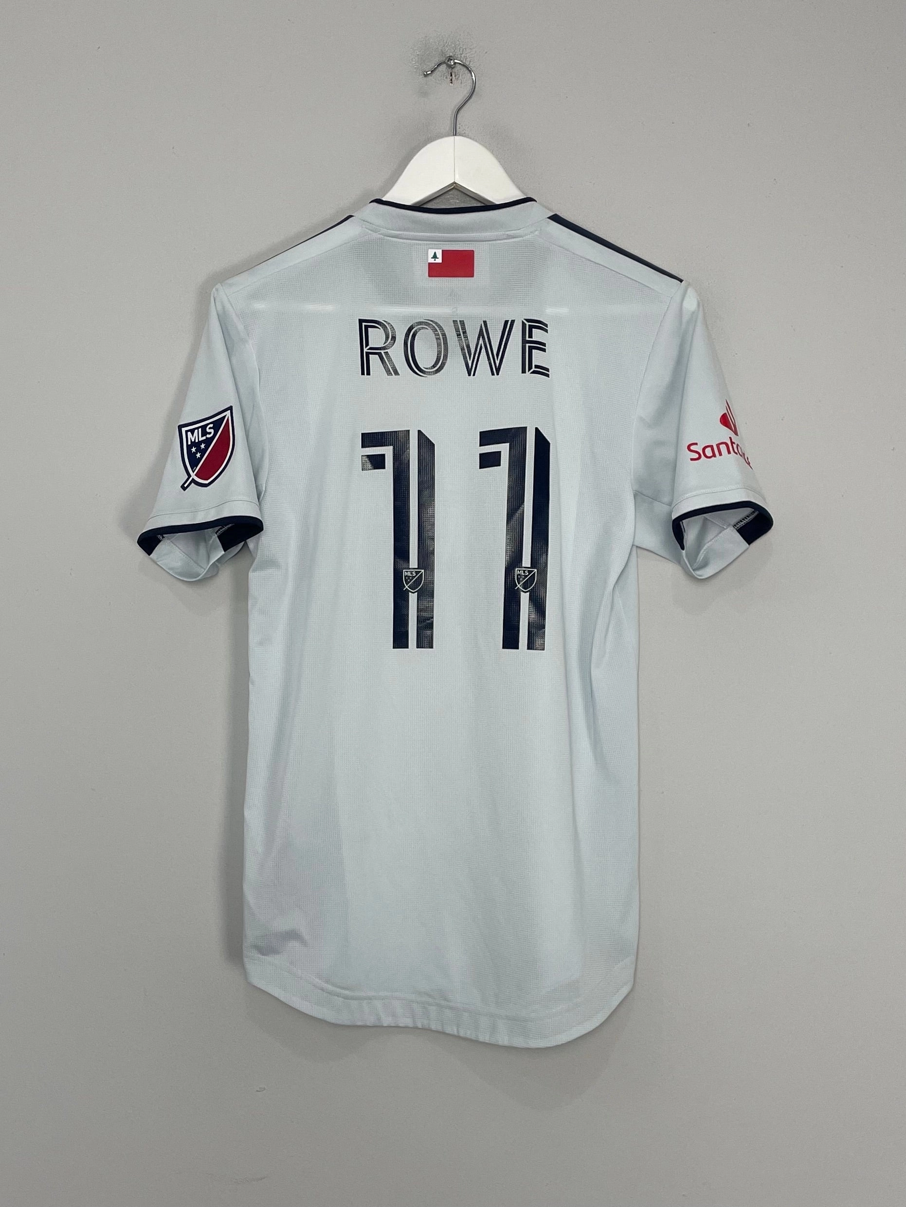 2019/20 NEW ENGLAND REVOLUTION ROWE #11 AUTHENTIC AWAY SHIRT (S) ADIDAS UV Protective Material