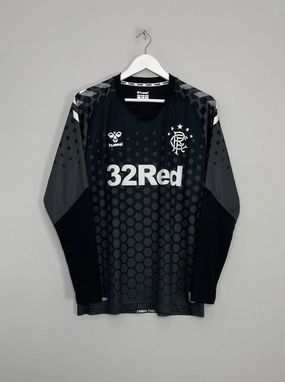 Hybrid Ply Construction Wrinkle Free Travel Fabric 2019/20 RANGERS AWAY GK SHIRT (M) HUMMEL