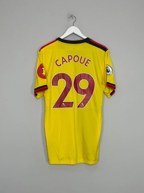 2019/20 WATFORD CAPOUE #29 *MATCH ISSUE* HOME SHIRT (L) ADIDAS Eco Friendly Production Brushed Inner Lining