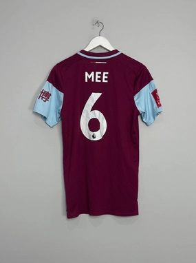 All weather Flexible Collar Design 2020/21 BURNLEY MEE #6 *MATCH ISSUE* FA CUP HOME SHIRT (M) UMBRO