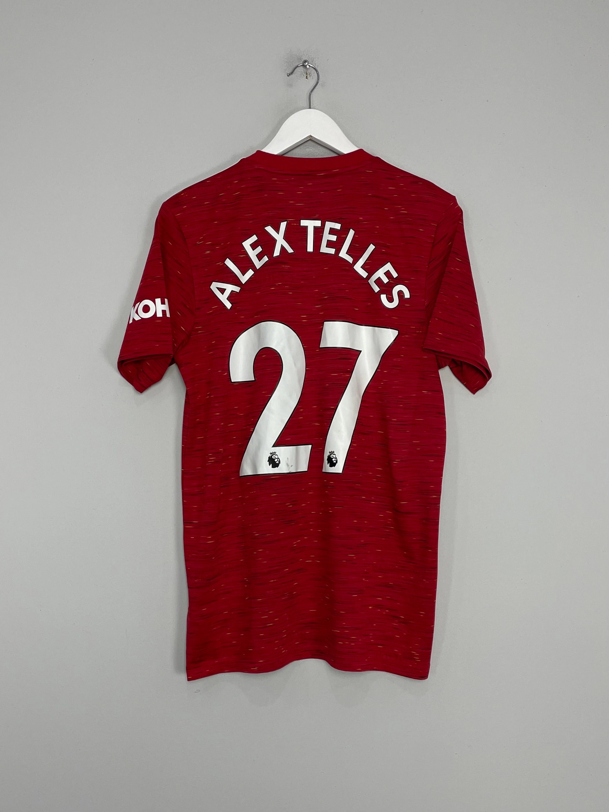 Sublimation Print Ready 2020/21 MANCHESTER UNITED ALEX TELLES #27 HOME SHIRT (M) ADIDAS