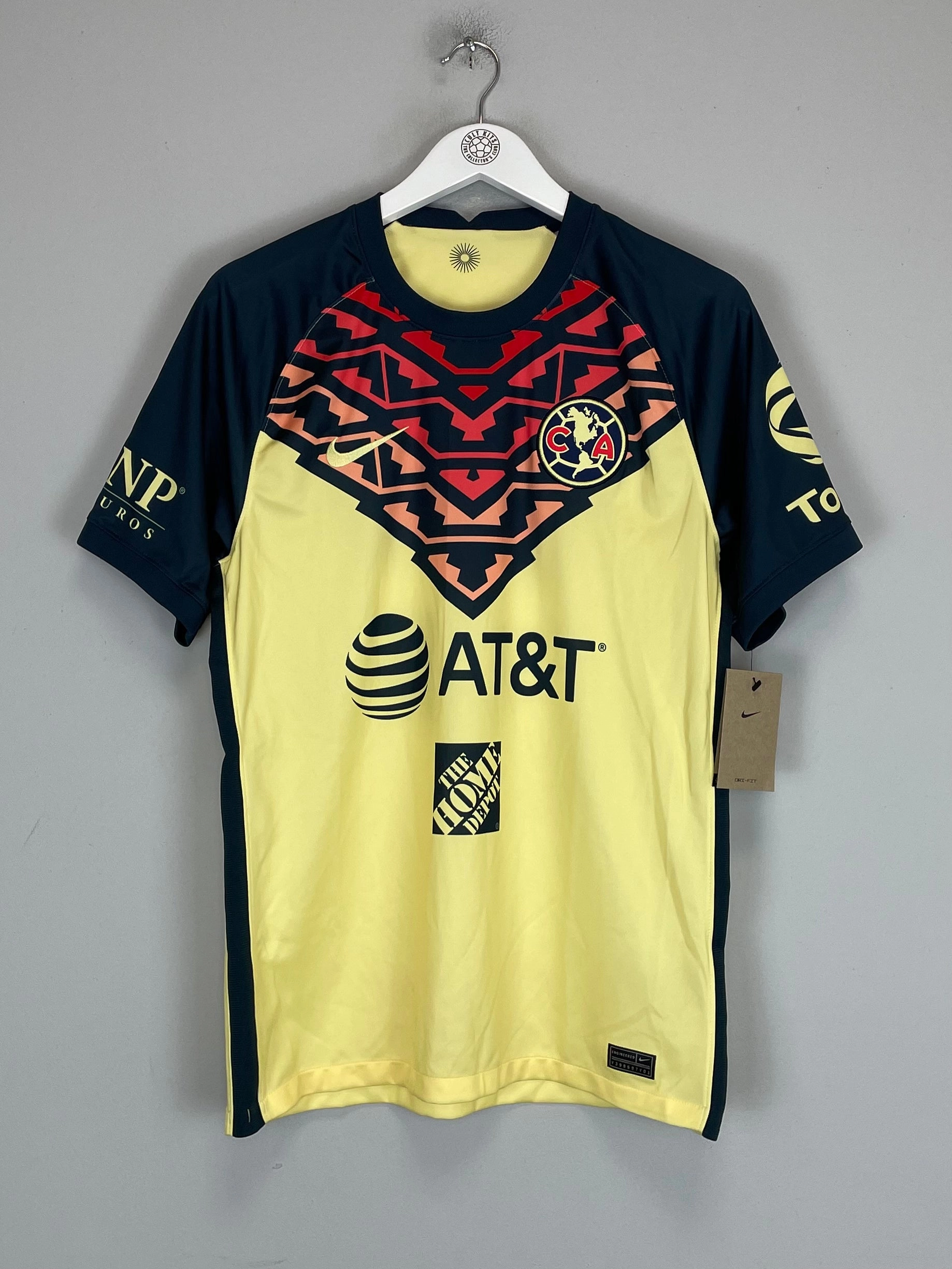 Moisture Wicking Fabric 2021/22 CLUB AMERICA HOME SHIRT (M) NIKE
