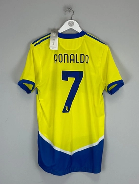 Sleek Look Quick Repair Yarn 2021/22 JUVENTUS RONALDO #7 *BNWT* AUTHENTIC THIRD SHIRT (L) ADIDAS