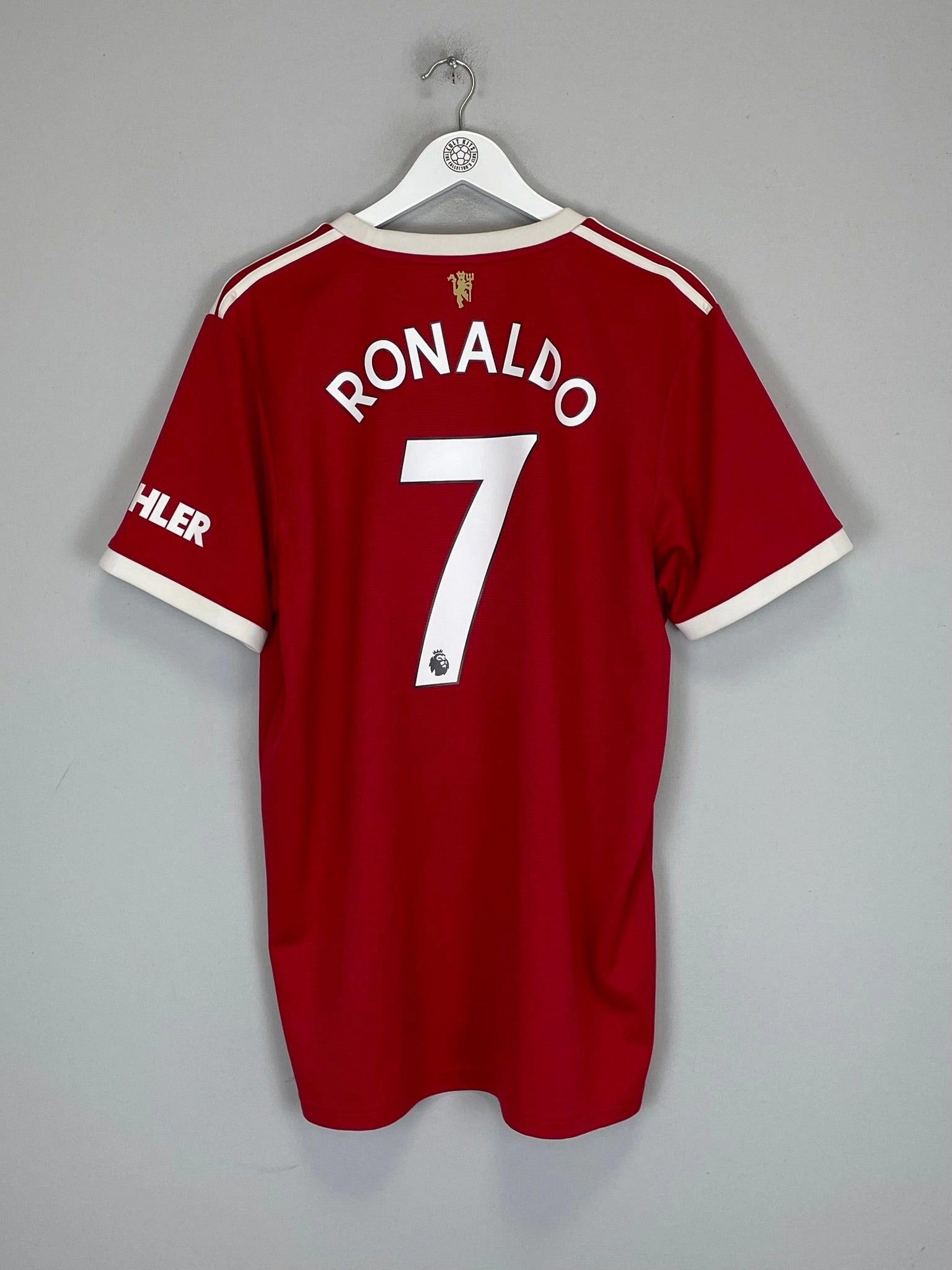 2021/22 MANCHESTER UNITED RONALDO #7 HOME SHIRT (XL) ADIDAS Strategic Perforation Design Performance Optimized Weave