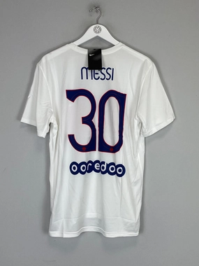 Ribbed Collar Style 2021/22 PSG Messi #30 *BNWT* Tee (Multiple Sizes) Nike