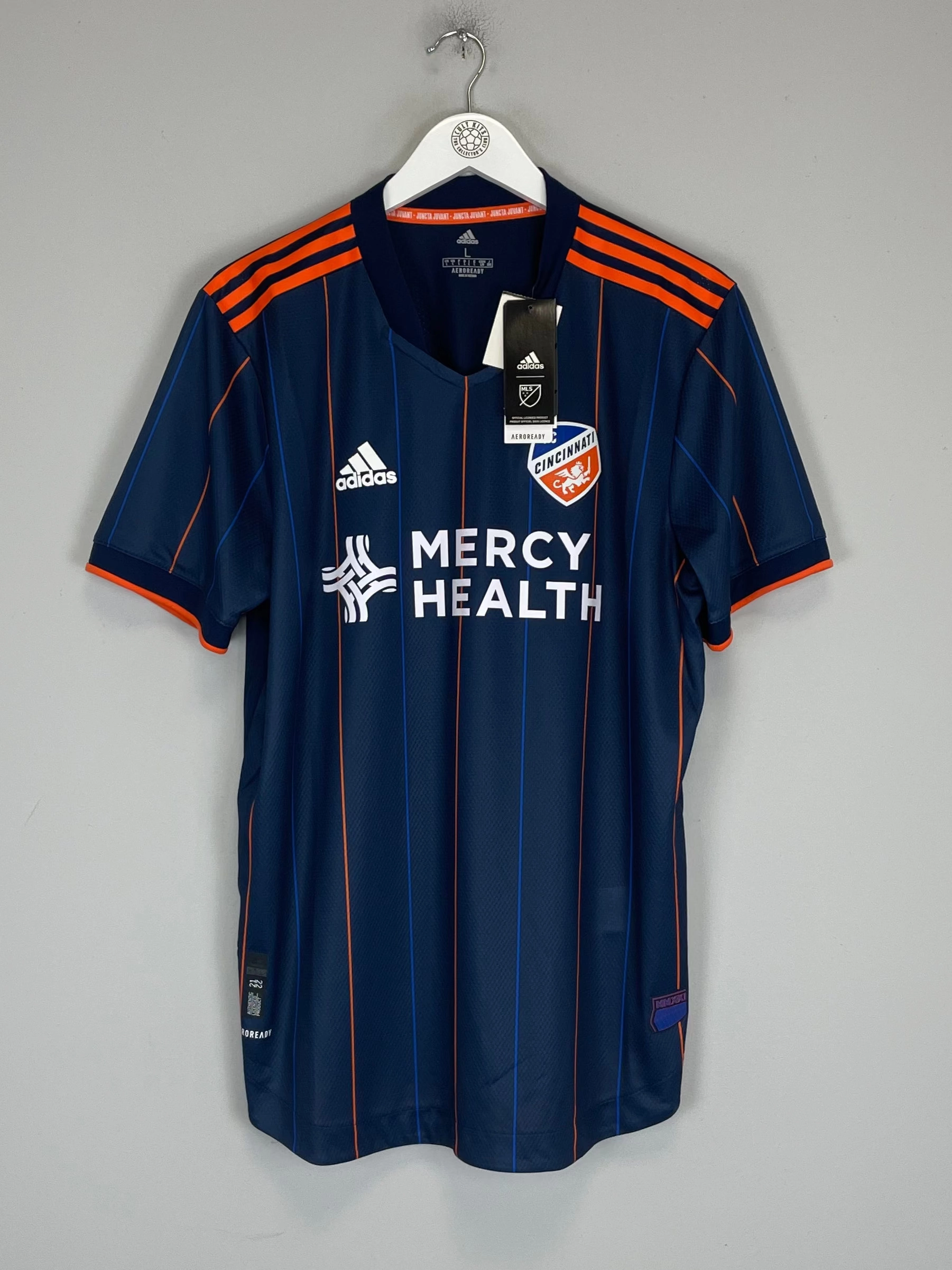 Raglan Sleeve Design Seamless construction 2021 FC CINCINATTI *BNWT* HOME SHIRT (L) ADIDAS