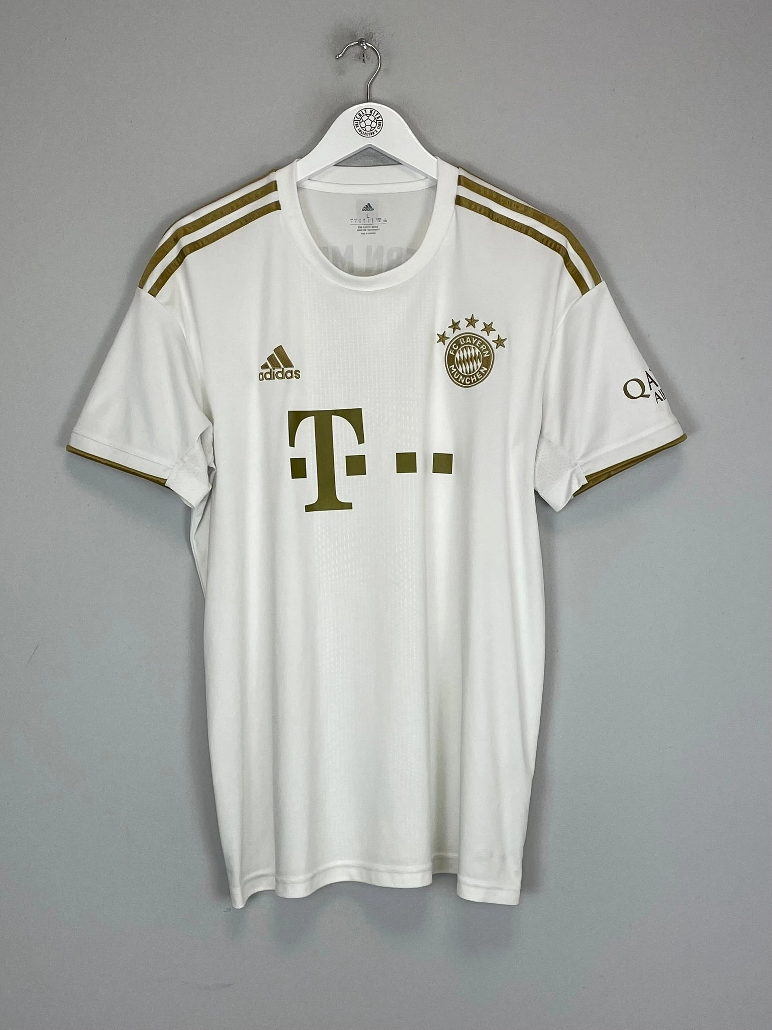 2022/23 BAYERN MUNICH AWAY SHIRT (L) ADIDAS Cooling Core Technology