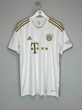 Moisture Wicking Design Abrasion Resistant Zones 2022/23 BAYERN MUNICH AWAY SHIRT (L) ADIDAS