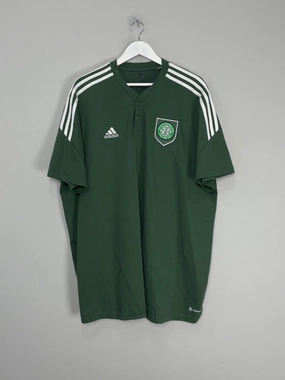 2022/23 CELTIC POLO SHIRT (XXXL) ADIDAS Non Chafe Edging Moisture Wicking Material