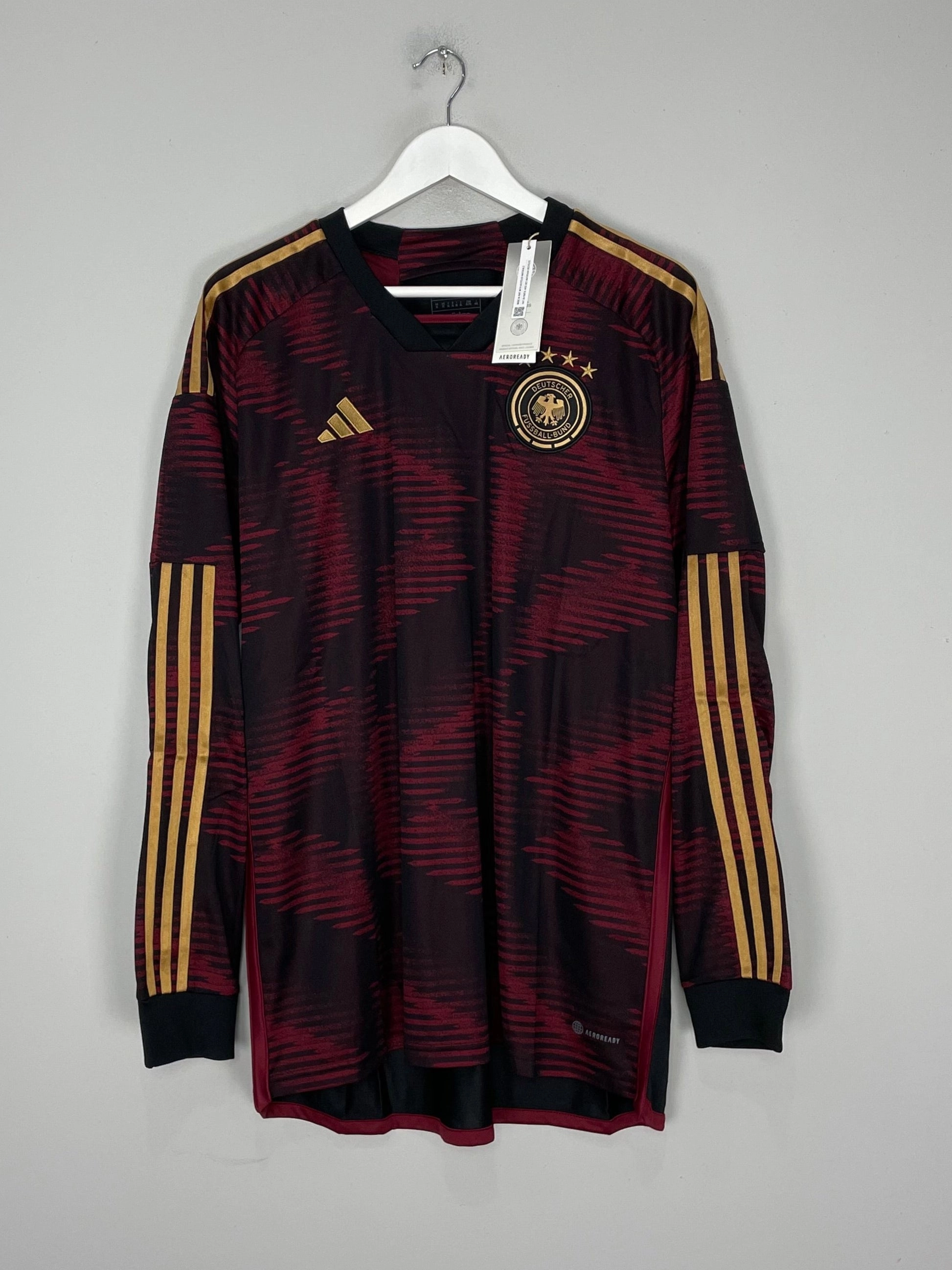 Ultimate Comfort 2022/23 Germany *BNWT* L/S Away Shirt (Multiple Sizes) Adidas