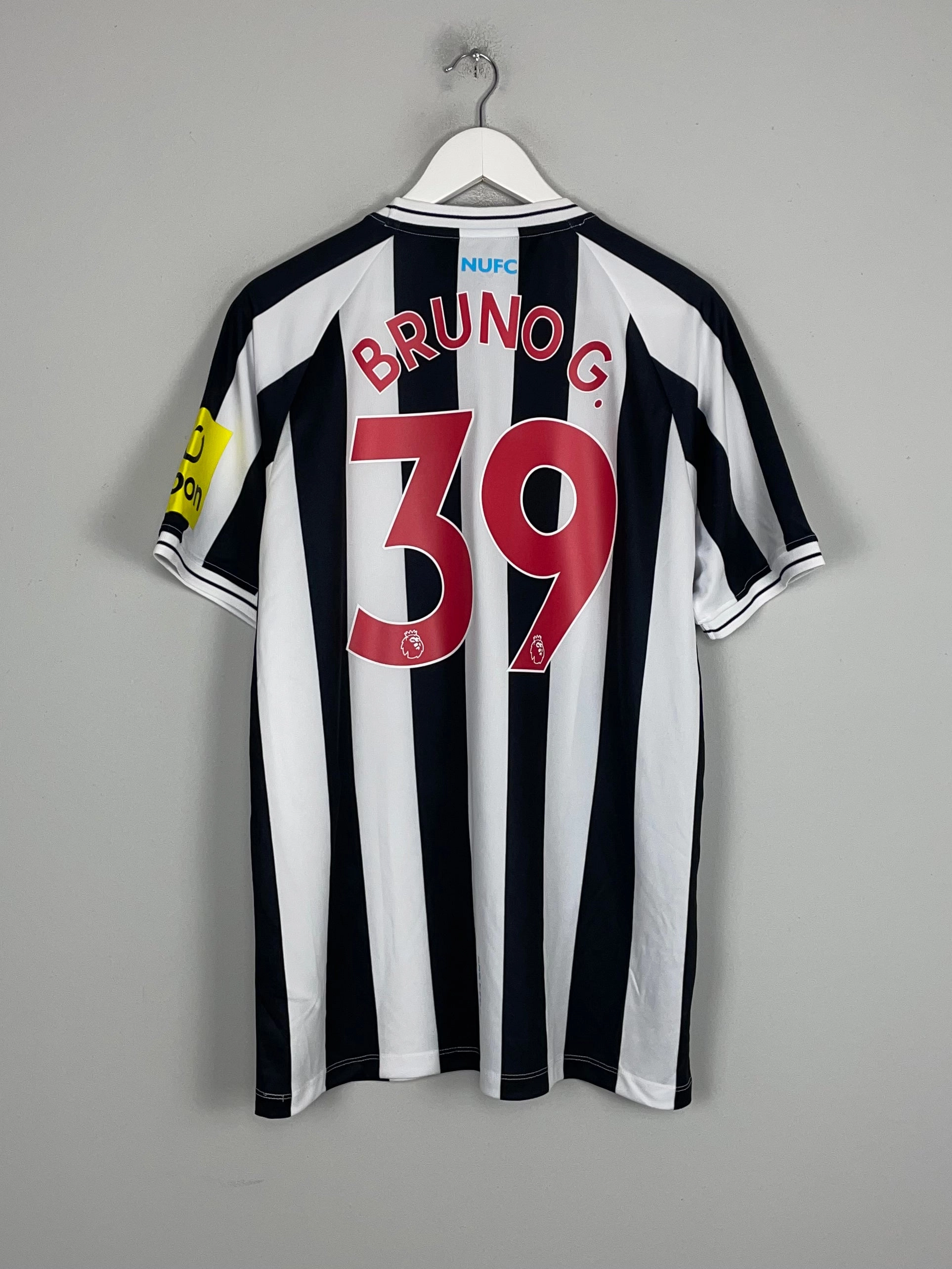 Recycled Material Options Speed Fit 2022/23 Newcastle United Bruno G. #39 *BNWOT* Home Shirt (Multiple Sizes) Castore