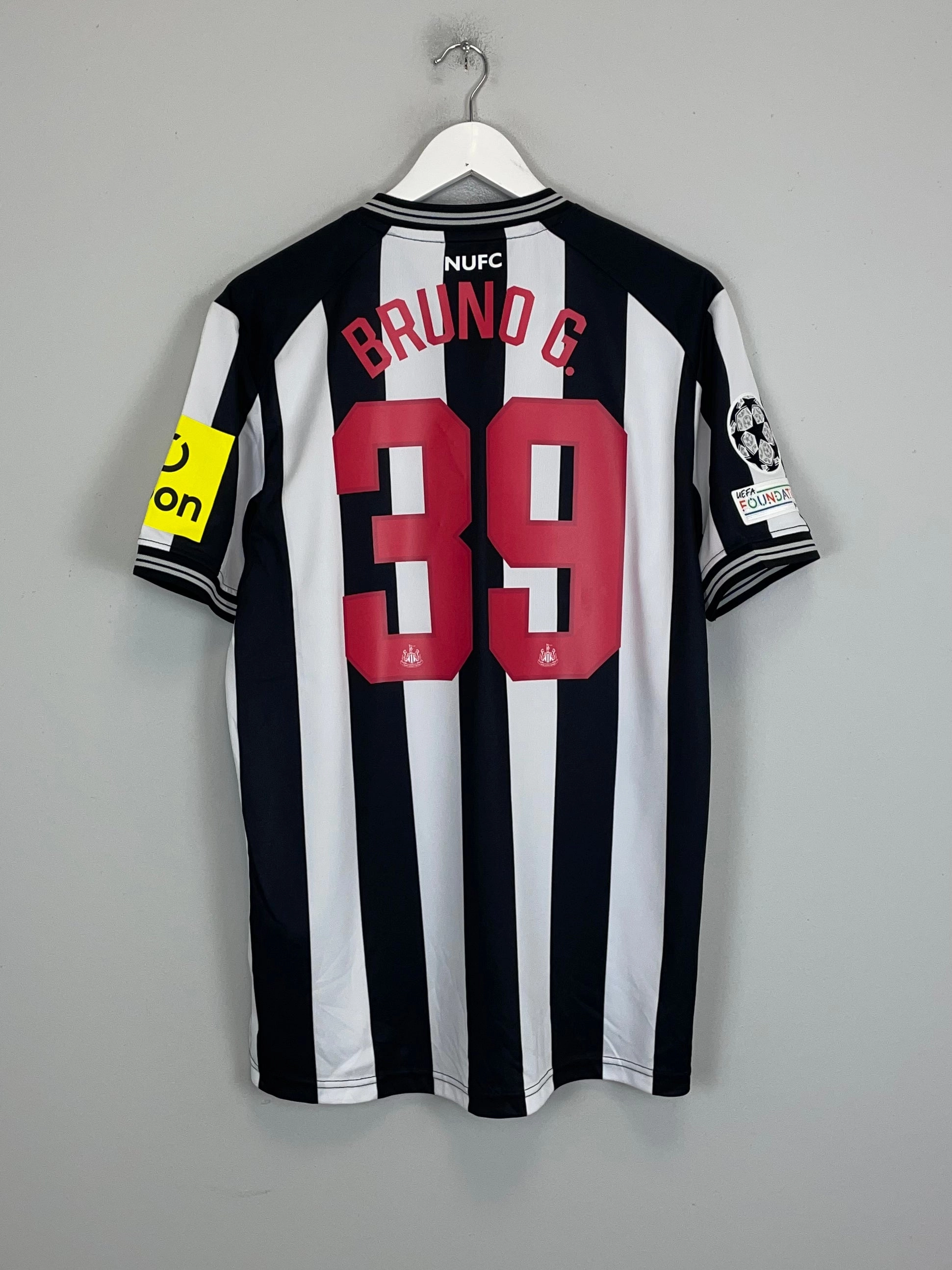 2023/24 Newcastle United Bruno G. #39 C/L BNWOT Home Shirt (Multiple Sizes) Castore Breathable Sportswear Fabric