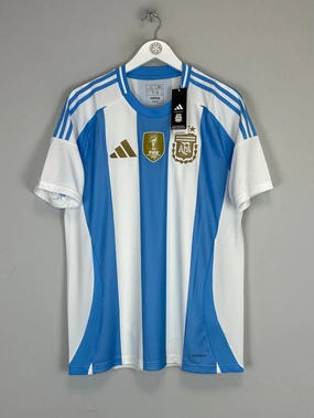 Reinforced Hemline Tagless Neckline 2024/25 Argentina *BNWT* Home Shirt (Multiple Sizes) Adidas