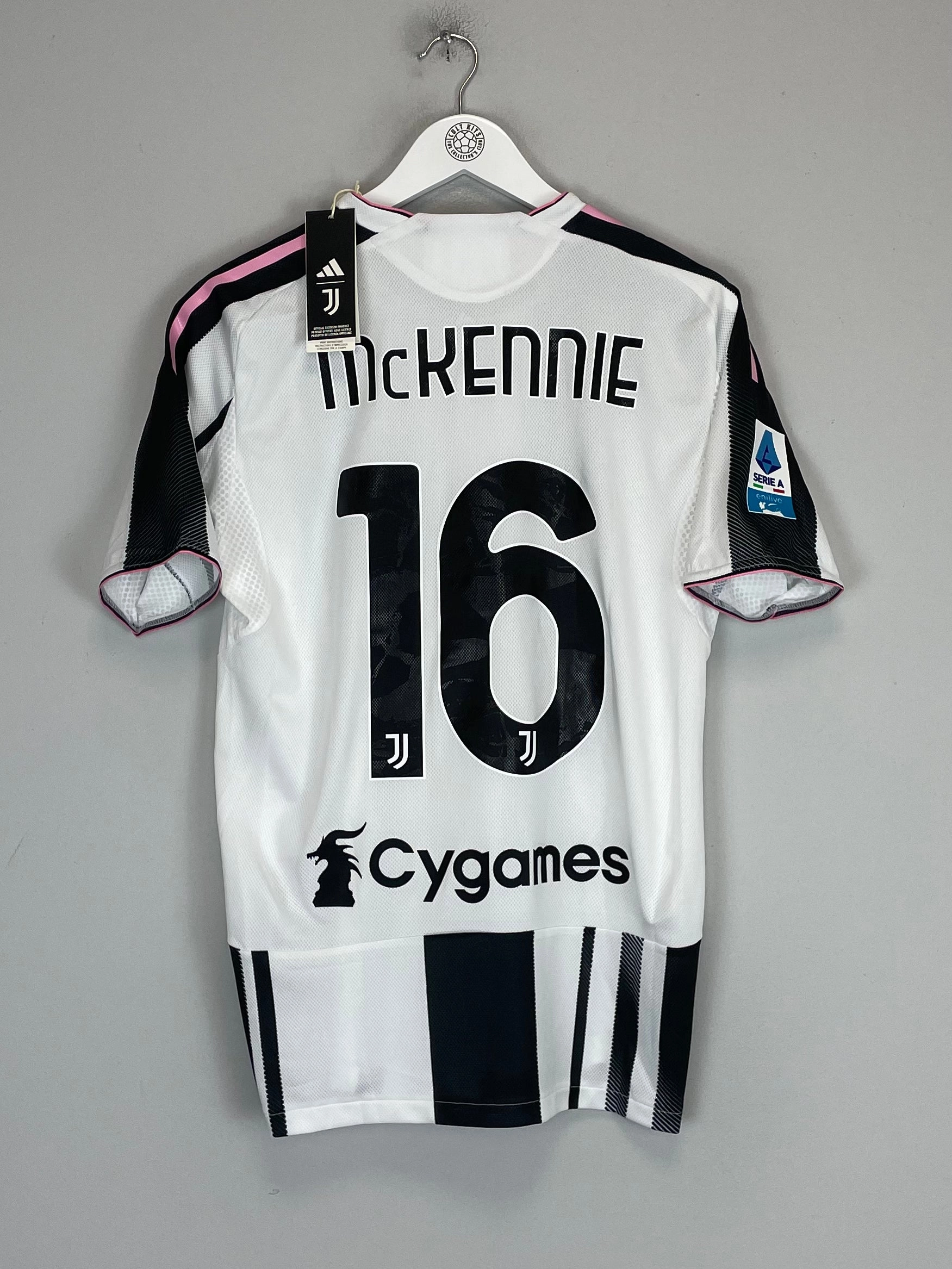 Comfort Technology Flex Performance 2025/26 JUVENTUS MCKENNIE #16 *AUTHENTIC* BNWT HOME SHIRT (M) ADIDAS