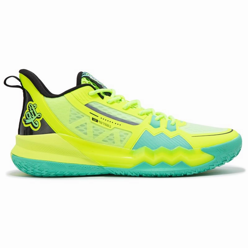 361 Degrees Burning Force 4-Light Up Adults Basketball Shoes Bonded Overlay Construction Comfort Fit System