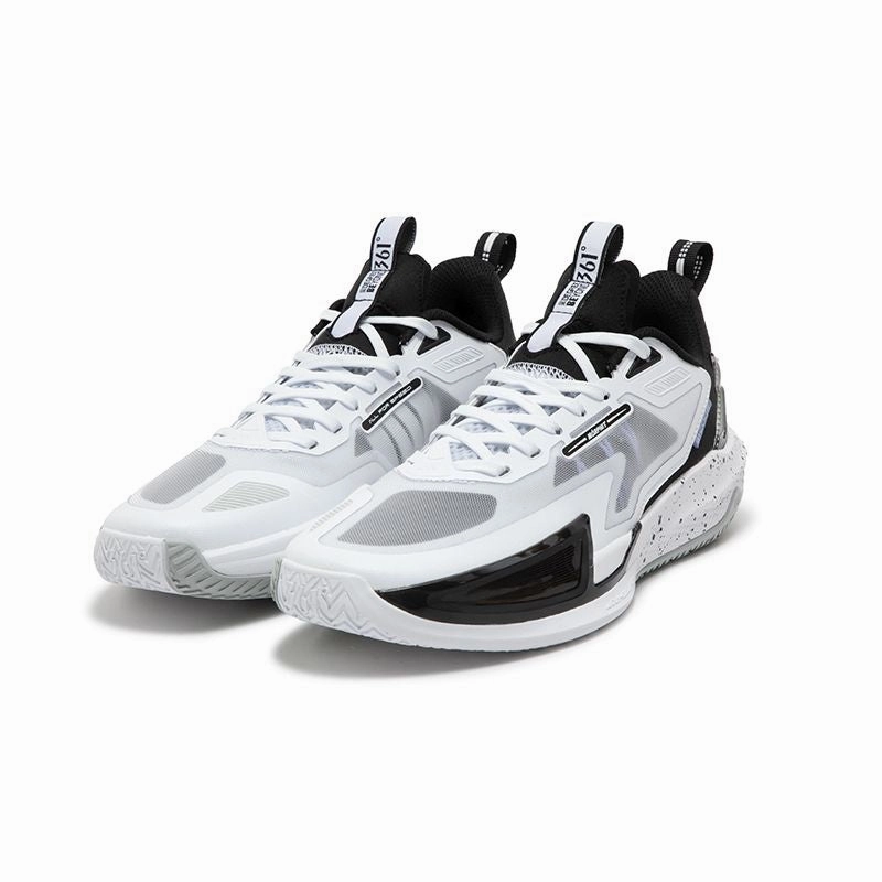 Sneakers Slip Resistant Perforated Upper Panels 361 Degrees Quick Attack II Adults Basketball Shoes