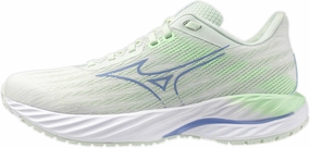 Mizuno Wave Inspire 21 Womens Running Shoes - Green Thermoplastic Heel Support Variable Density Padding