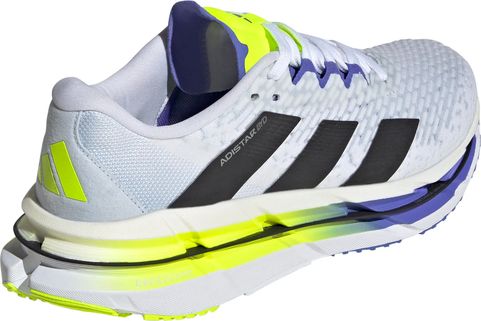 adidas Adistar BYD Mens Running Shoes - White Lightweight Outsole