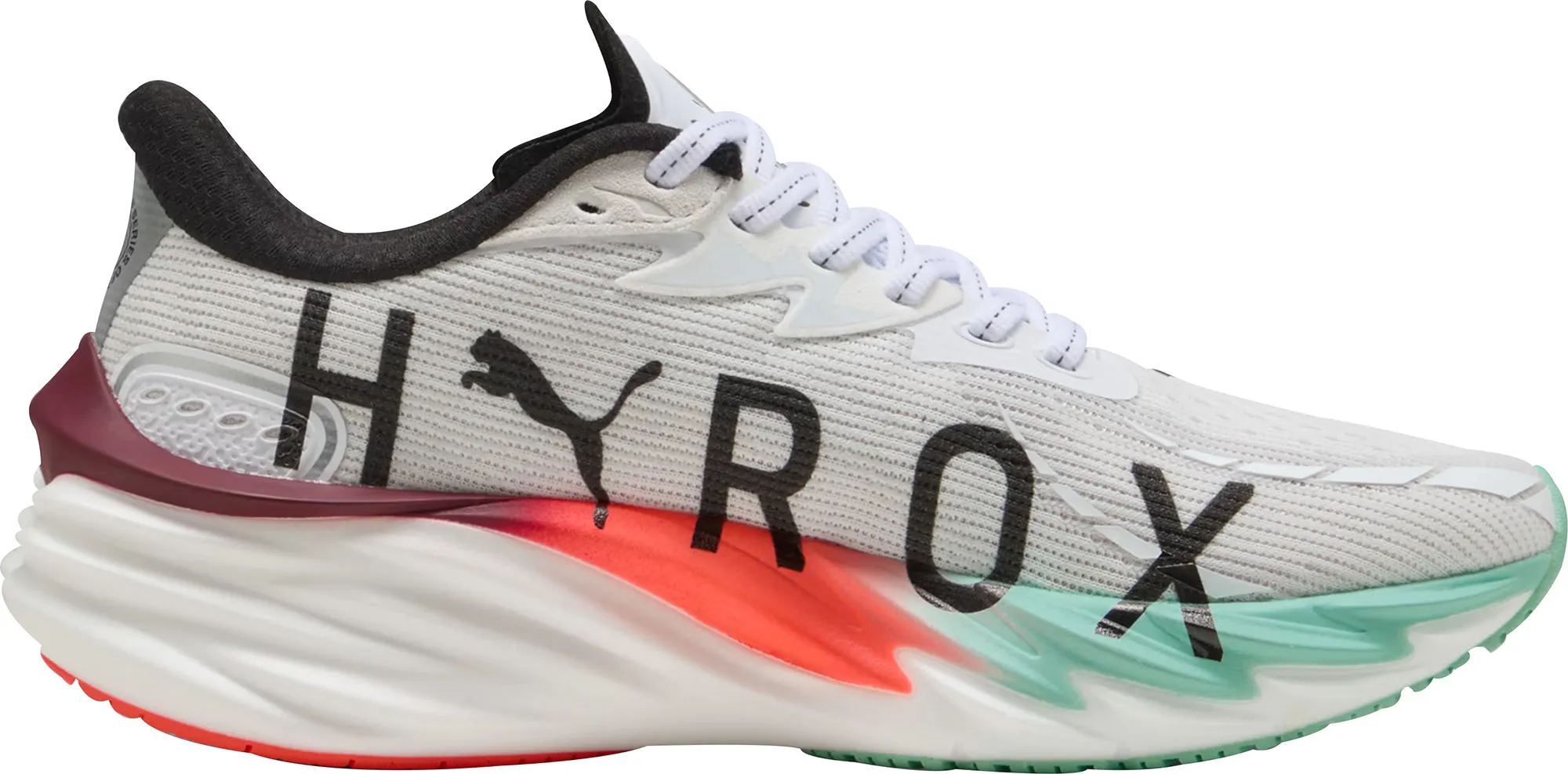 Puma Velocity Nitro 4 HYROX Womens Running Shoes - White Cushioned Feel ShockDispersion