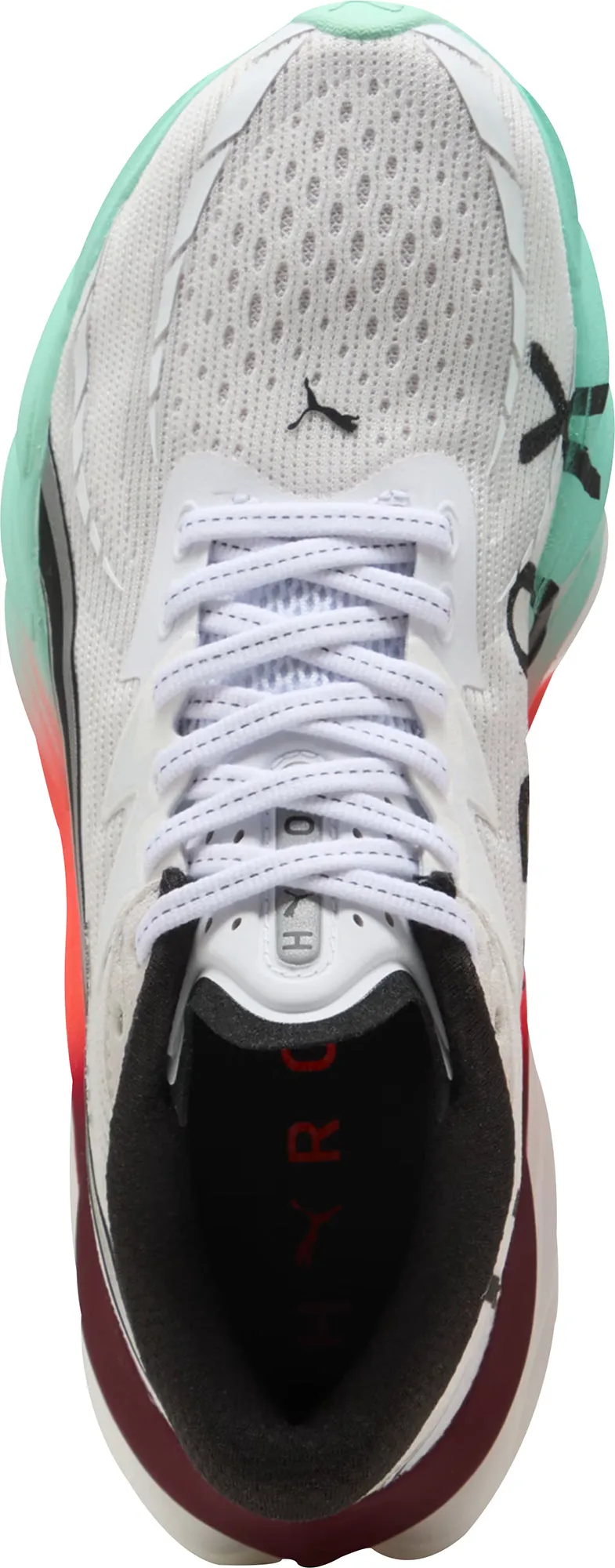 Hiking Bendable Heel Counter Puma Velocity Nitro 4 HYROX Womens Running Shoes - White