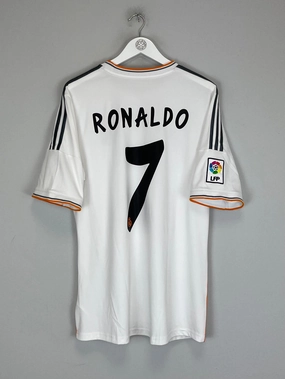Running Style Durable Material 2013/14 REAL MADRID RONALDO #7 HOME SHIRT (L) ADIDAS