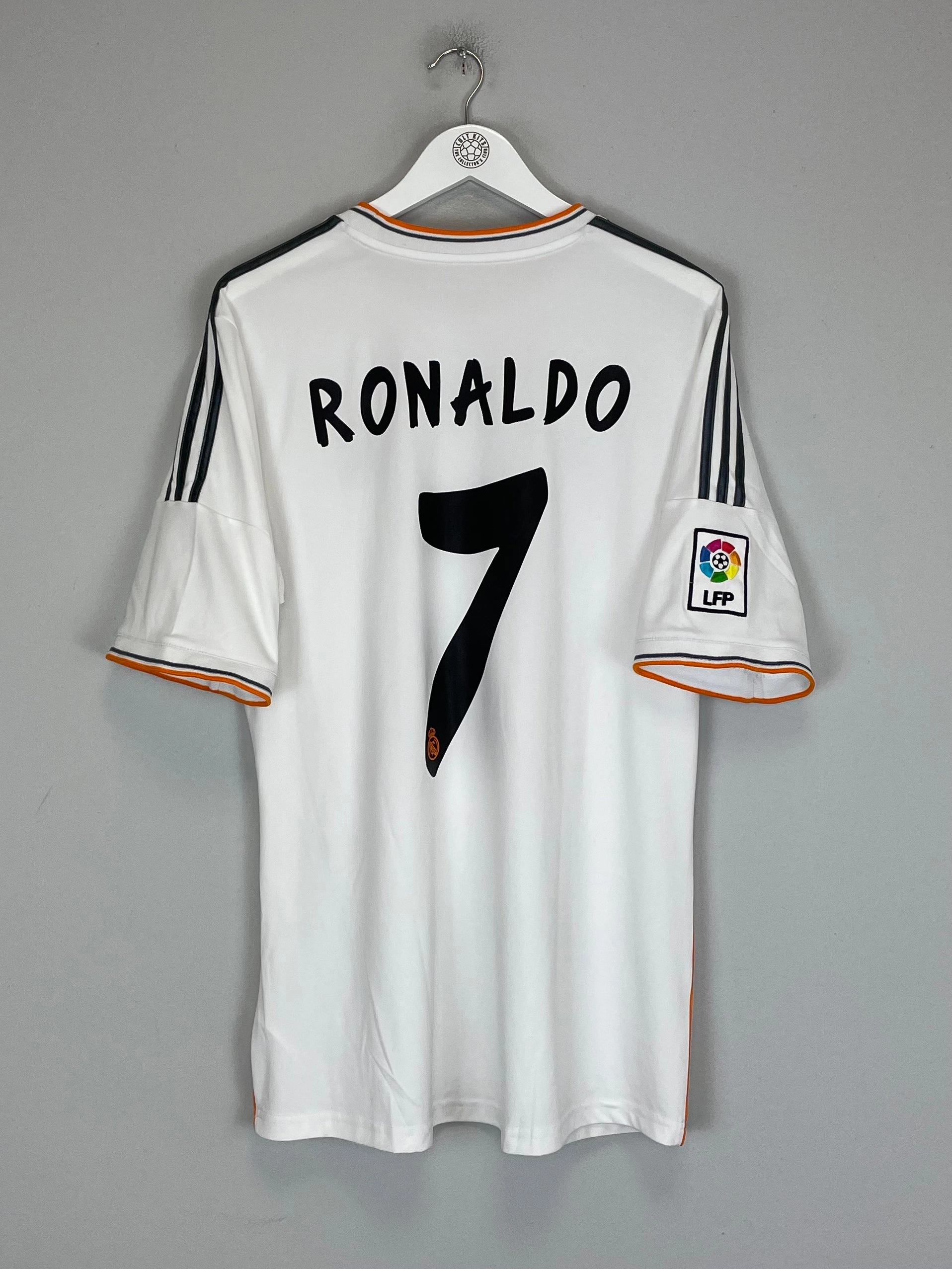 Running Style Durable Material 2013/14 REAL MADRID RONALDO #7 HOME SHIRT (L) ADIDAS