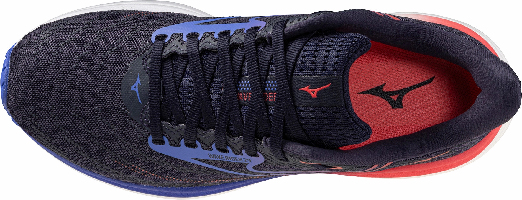 Mizuno Wave Rider 29 Womens Running Shoes - Grey Temperature Regulating Fabric