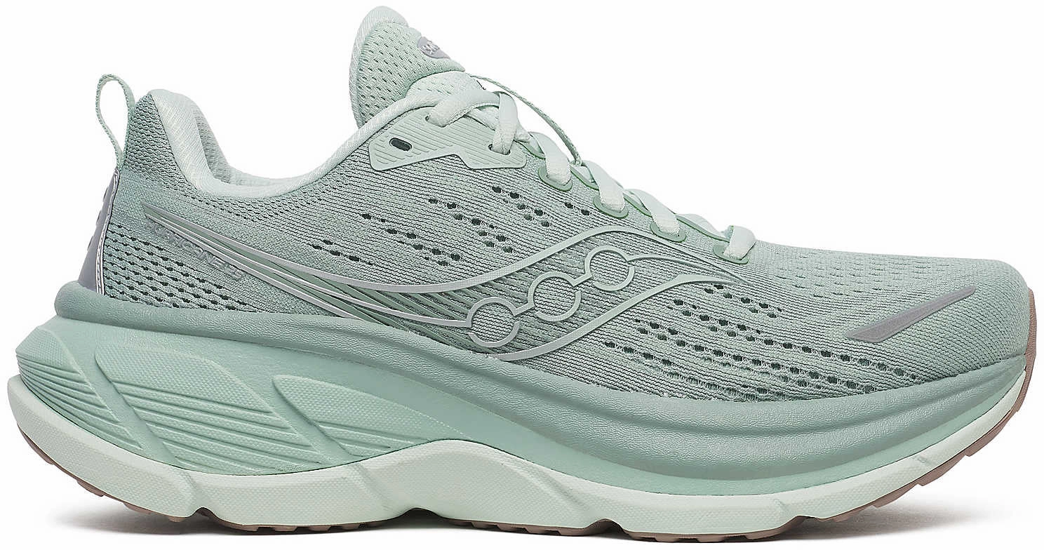 Saucony Hurricane 25 Womens Running Shoes - Green Torsional Stability Base Gym Commute