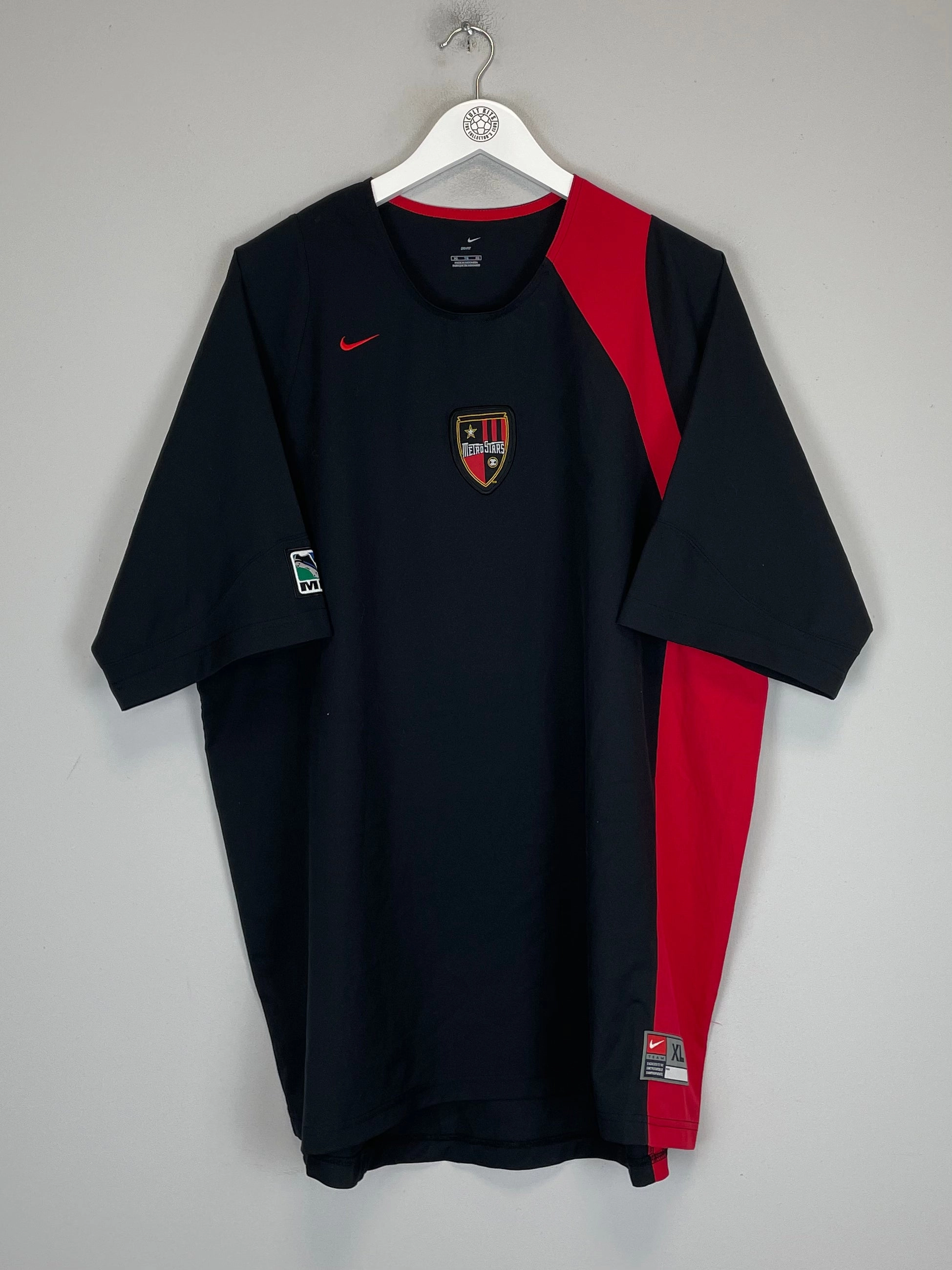 Bold Colorway 2004/05 NEW YORK / NEW JERSEY METRO STARS TRAINING SHIRT (XL) NIKE