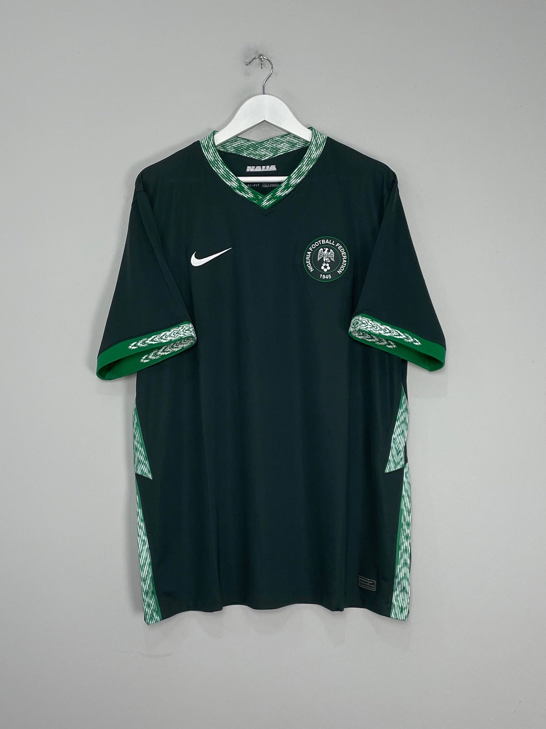 2020/21 NIGERIA AWAY SHIRT (XXL) NIKE Gripped Hem Technology