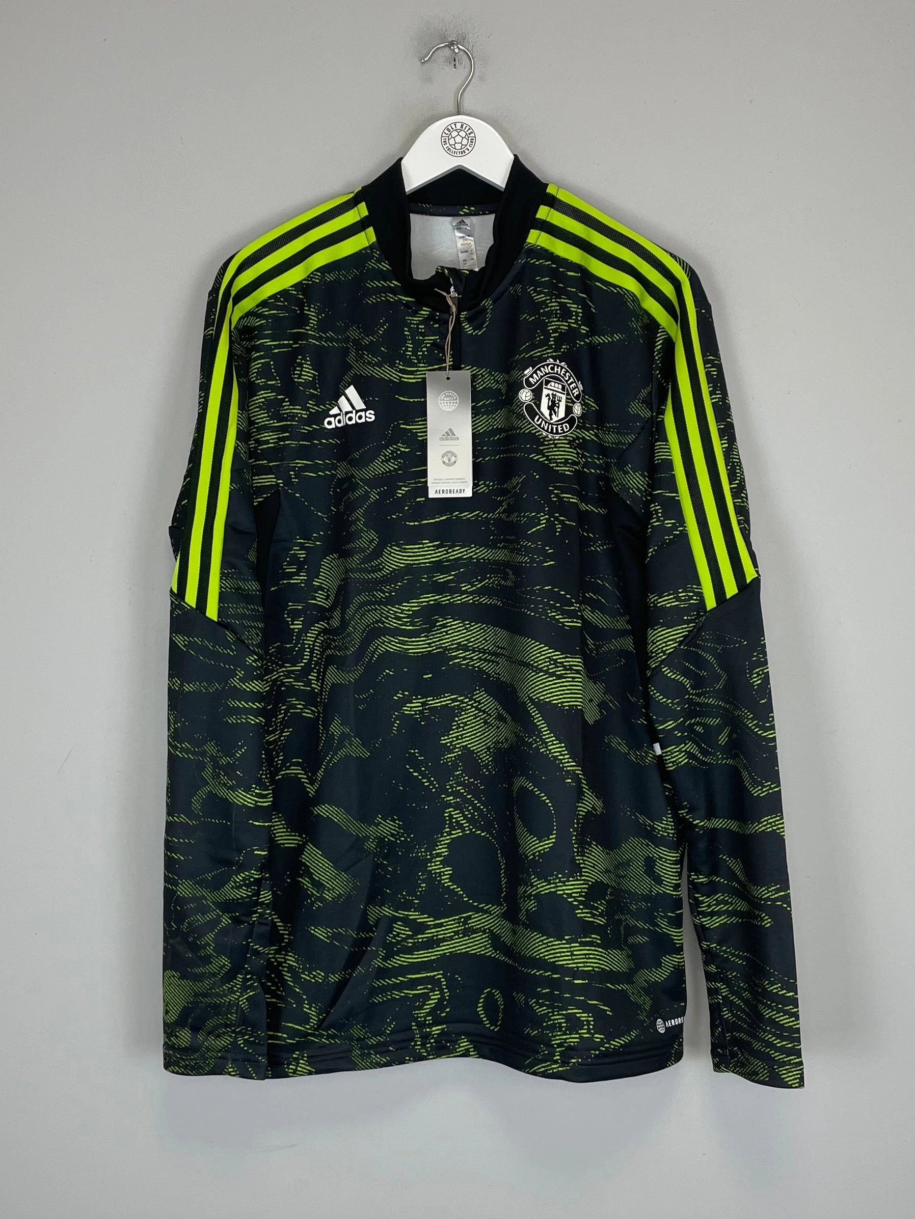 Neutral Look 2022/23 MANCHESTER UNITED *BNWT* 1/4 ZIP (XXL) ADIDAS