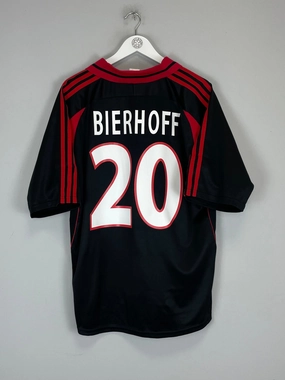Casual Wear Friction Reducing Inner Layer 2000/01 AC MILAN BIERHOFF #20 THIRD SHIRT (XL) ADIDAS