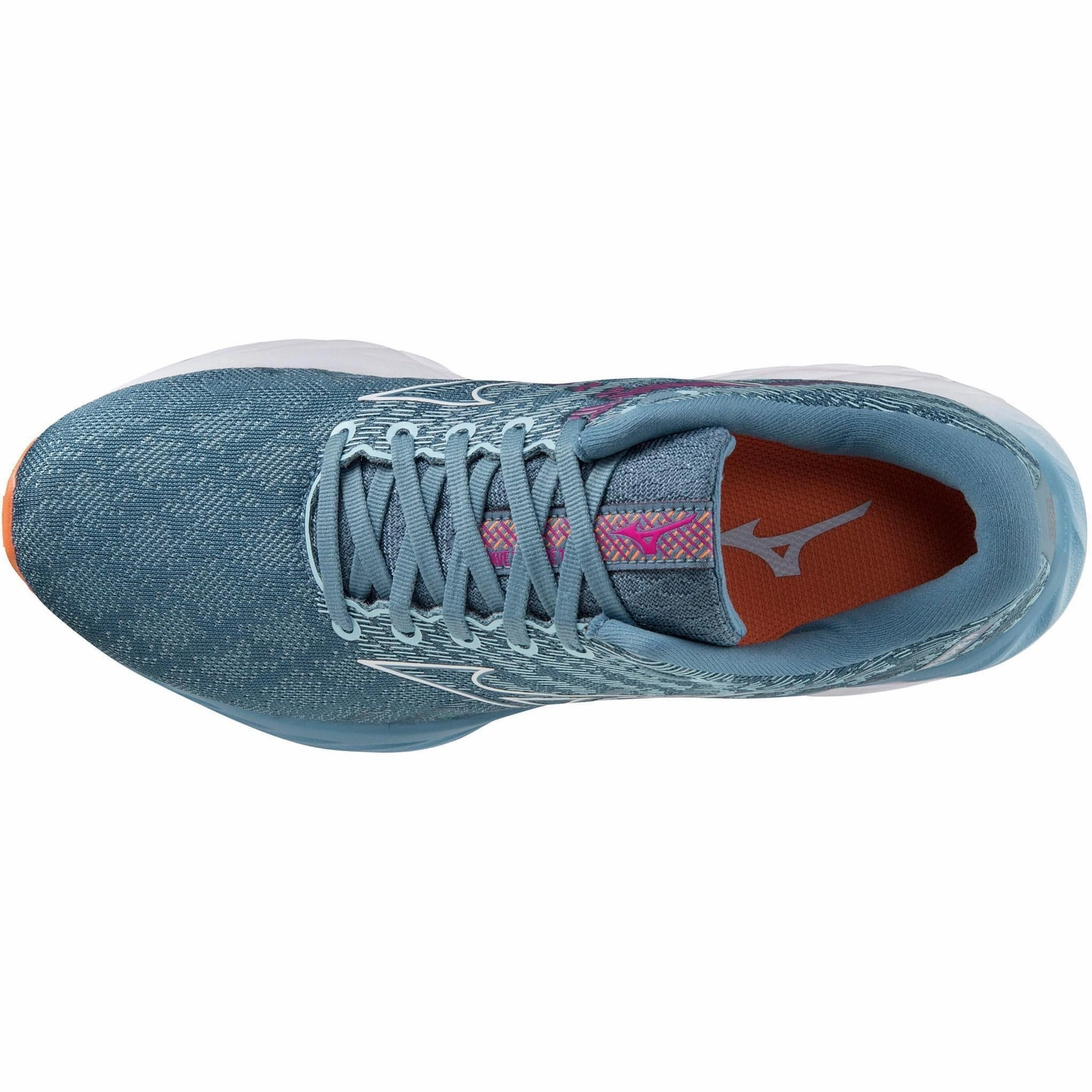 Boost Step Ultra-soft performance Mizuno Wave Inspire 19 Womens Running Shoes - Blue