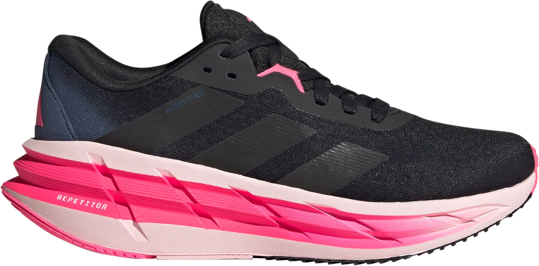 Smooth Zone adidas Adistar 3.0 Womens Running Shoes - Black