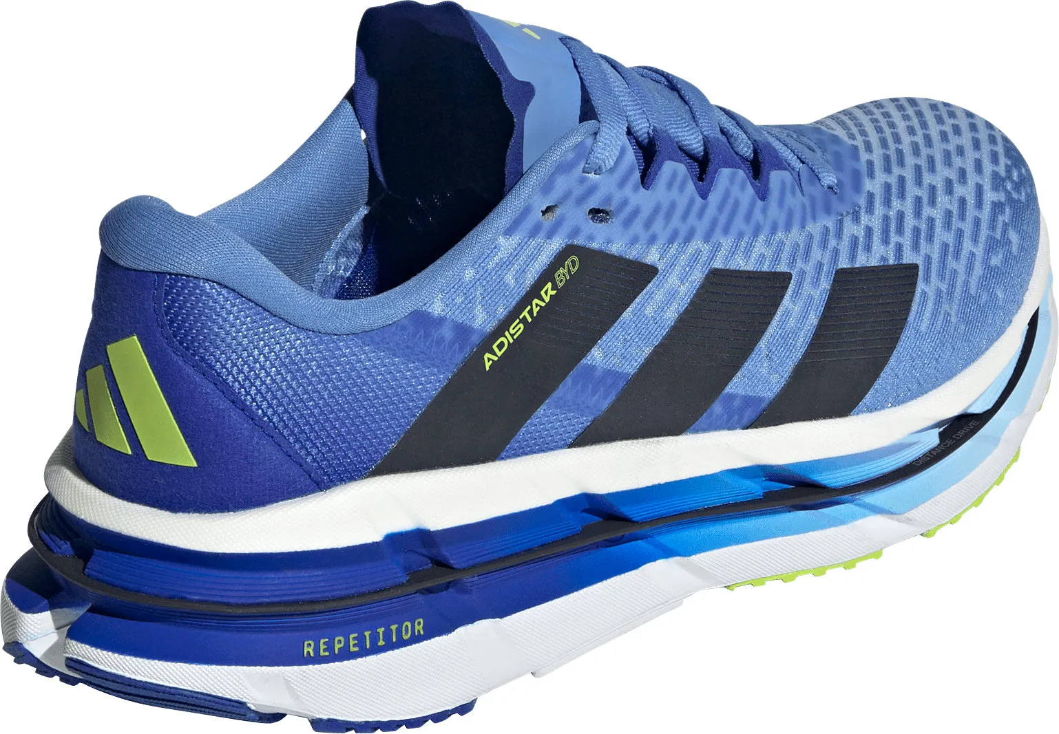 Long Time Wear adidas Adistar BYD Mens Running Shoes - Blue