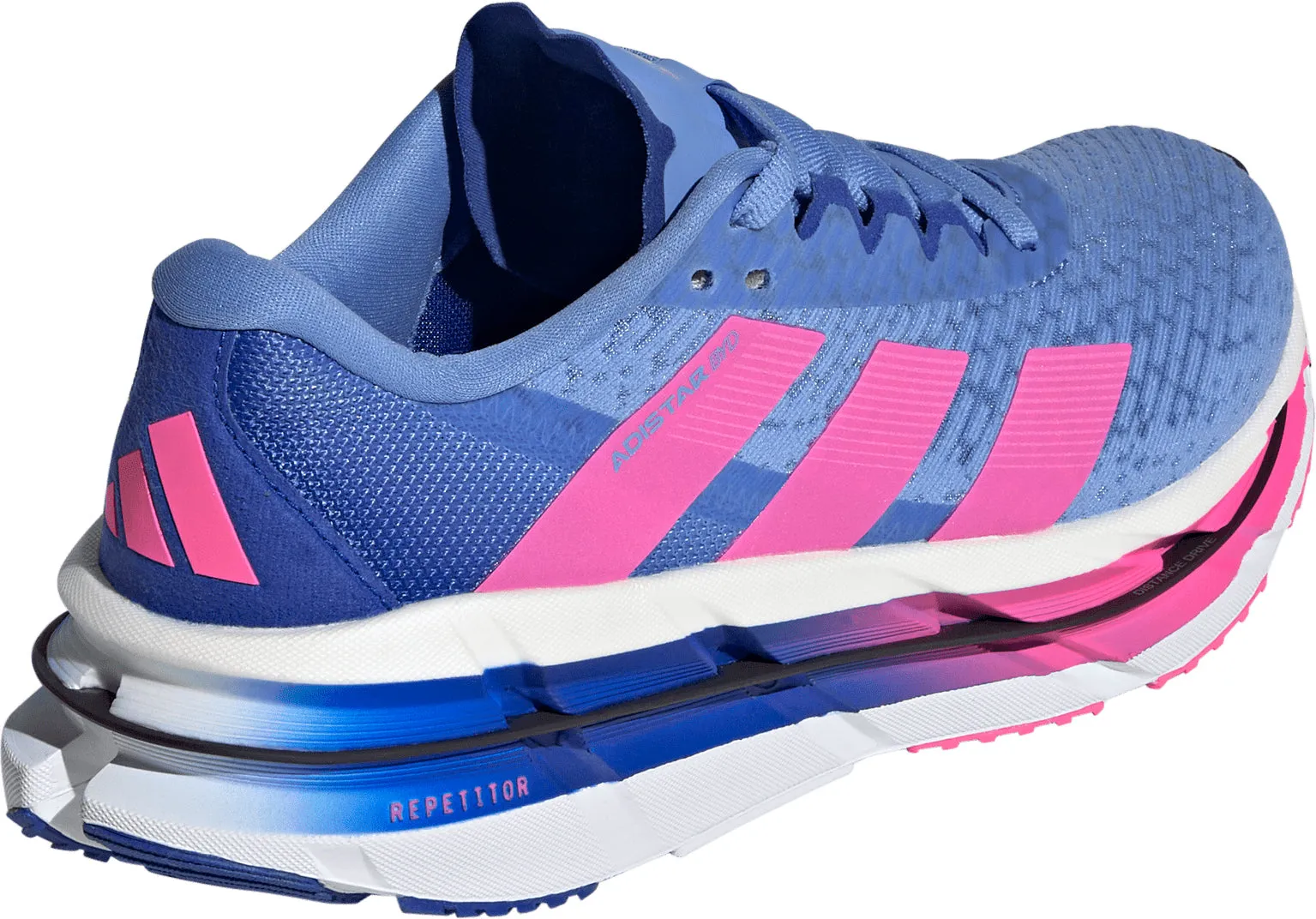 Flattering wear Functional shock absorption adidas Adistar BYD Womens Running Shoes - Blue